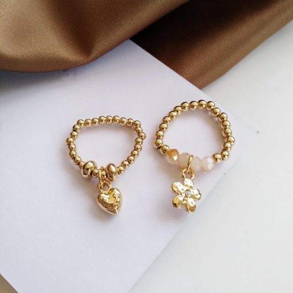 Cute Charm Elastic Rings - Picture 3 of 9